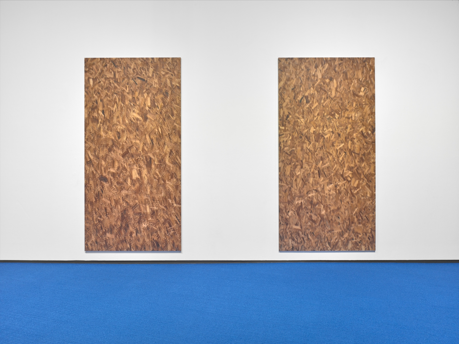 Jacob Kassay, Installation view: Footage, Hallwalls Contemporary Art Center, Buffalo, 2019