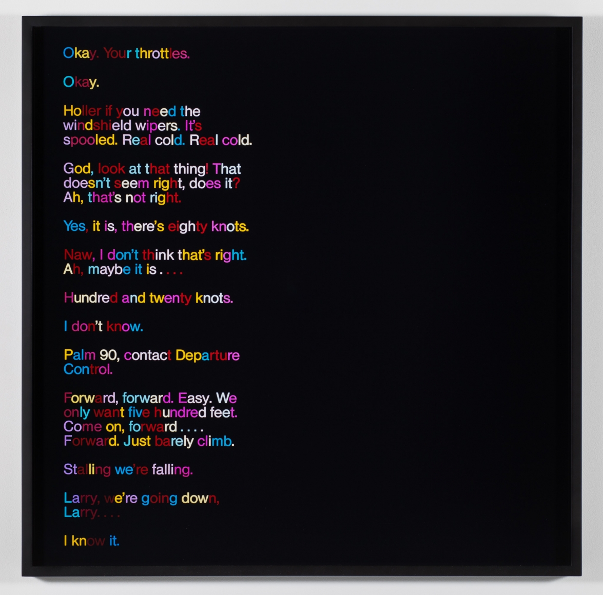 Larry Johnson, Untitled (Black Box)
