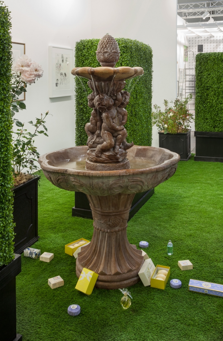 Karen Kilimnik, Fountain of Youth (cleanliness is next to godliness), 2012/2016