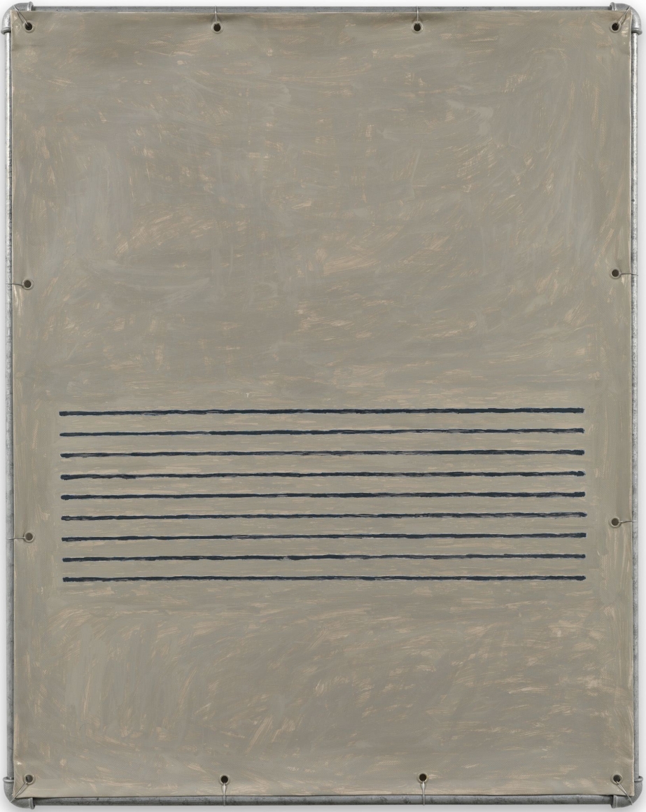 Valentin Carron, Lamento in grigio e nero, 2014