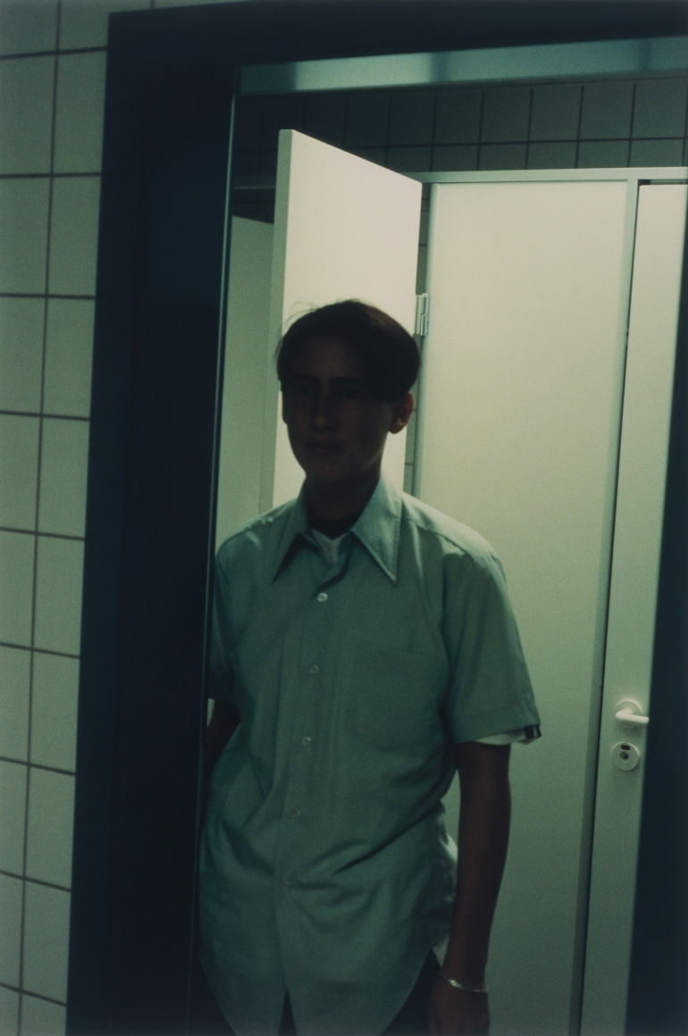 Collier Schorr, Silke in the Restroom, Aelen, 1996