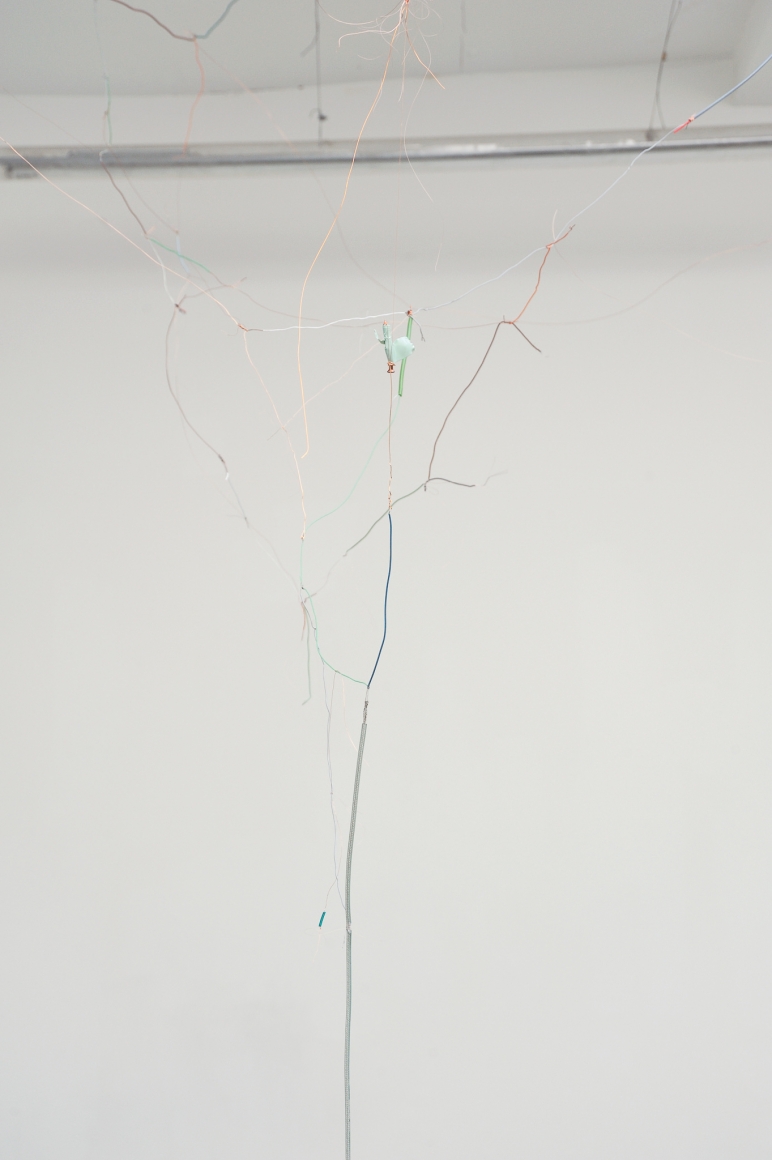 Nina Canell, Installation view: Into the Eyes as Ends of Hair, Cubitt, London, 2012