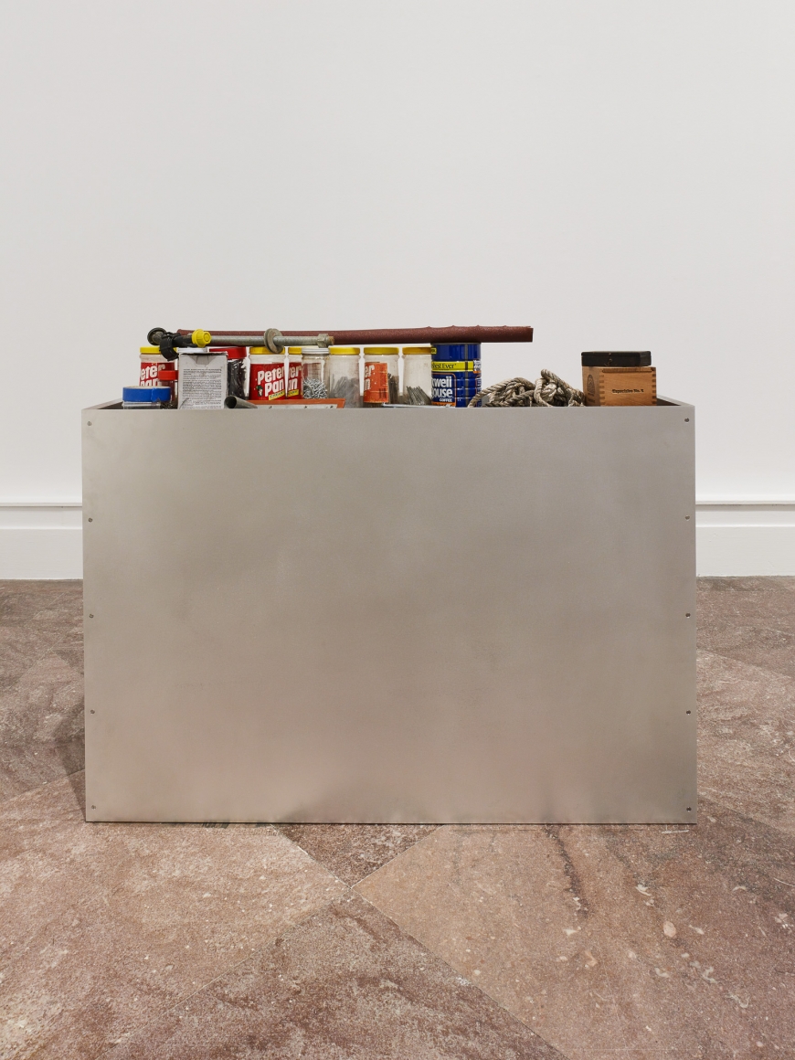 Jacob Kassay, Installation view: OTNY, Albright-Knox Art Gallery, Buffalo, 2017