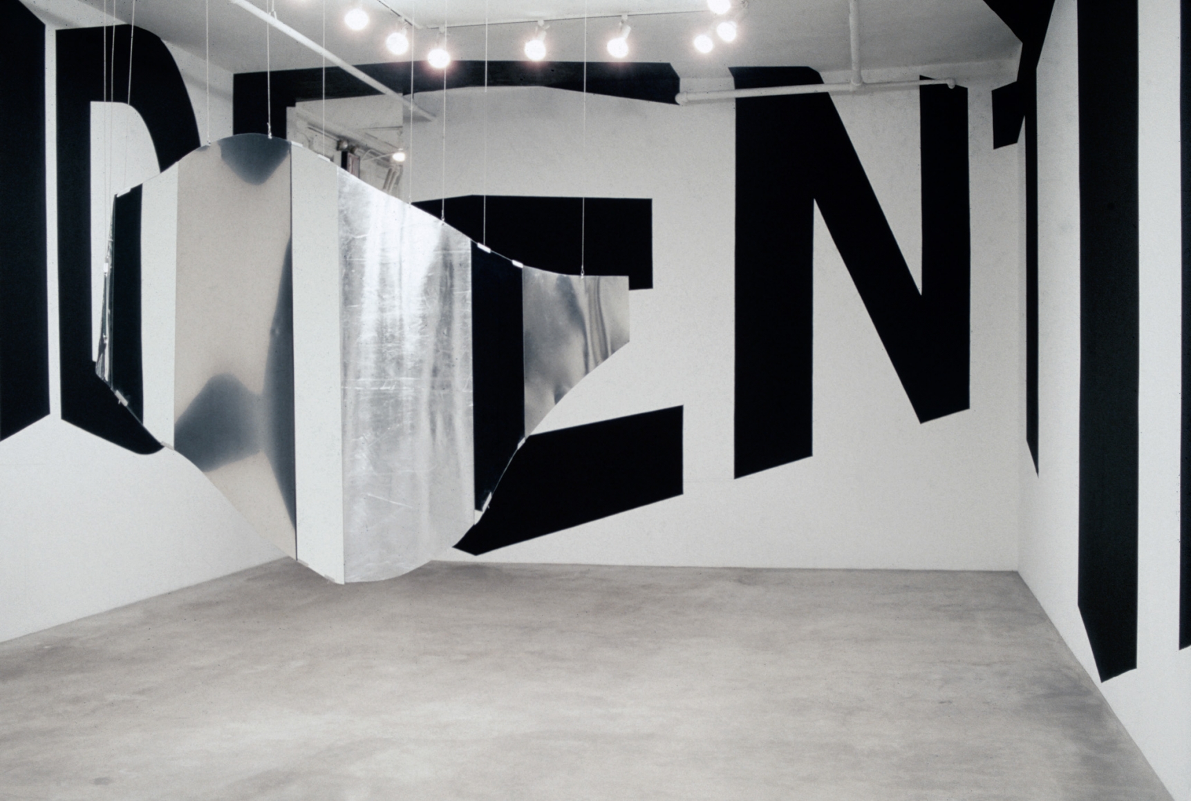 Liz Larner, Untitled, 1991; Reflector, 1991