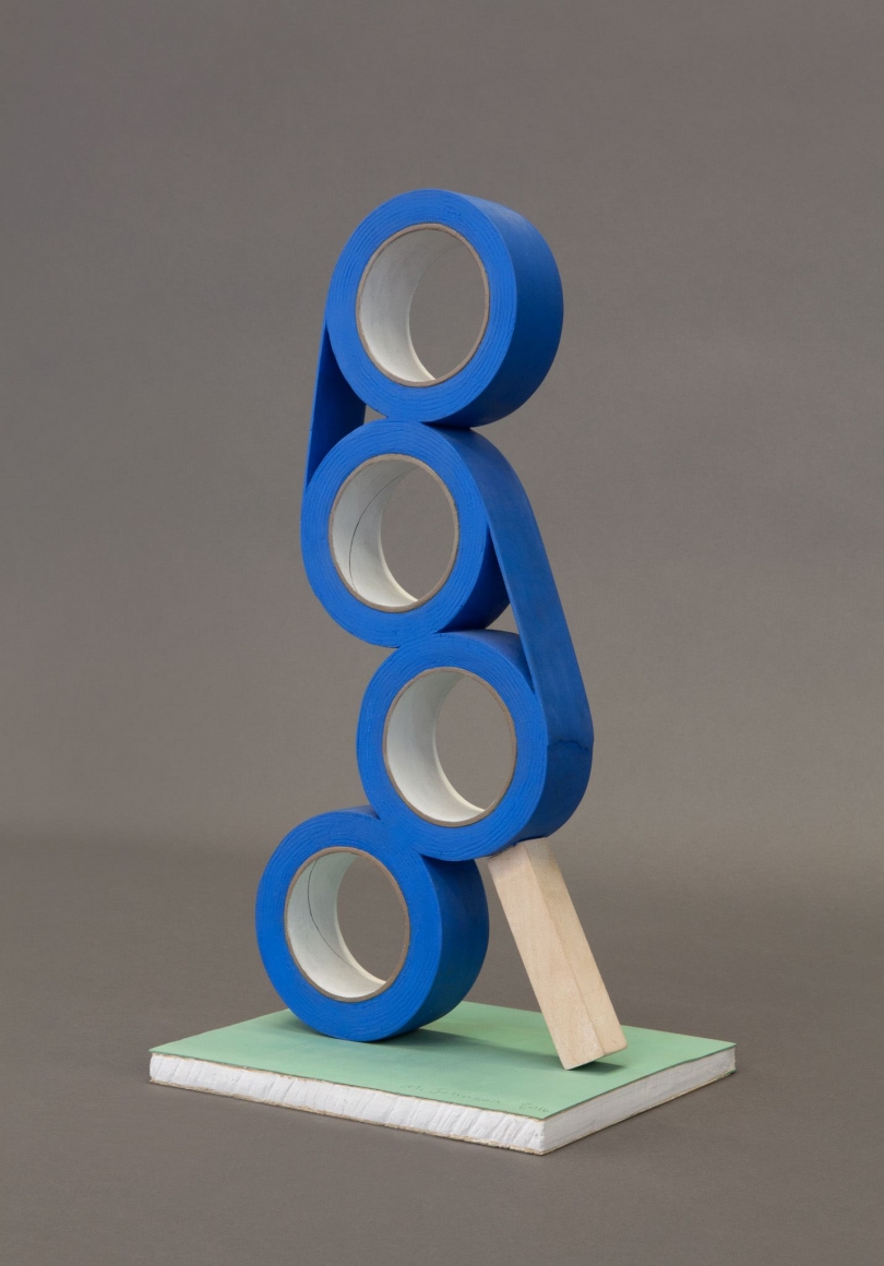 Matt Johnson, Untitled (4 Stacked Tape Rolls), 2016