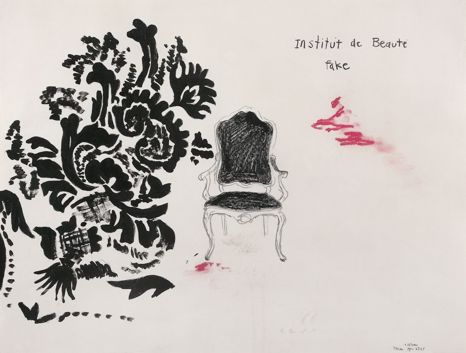 Karen Kilimnik, Institut de Beaute - Fake, 1985