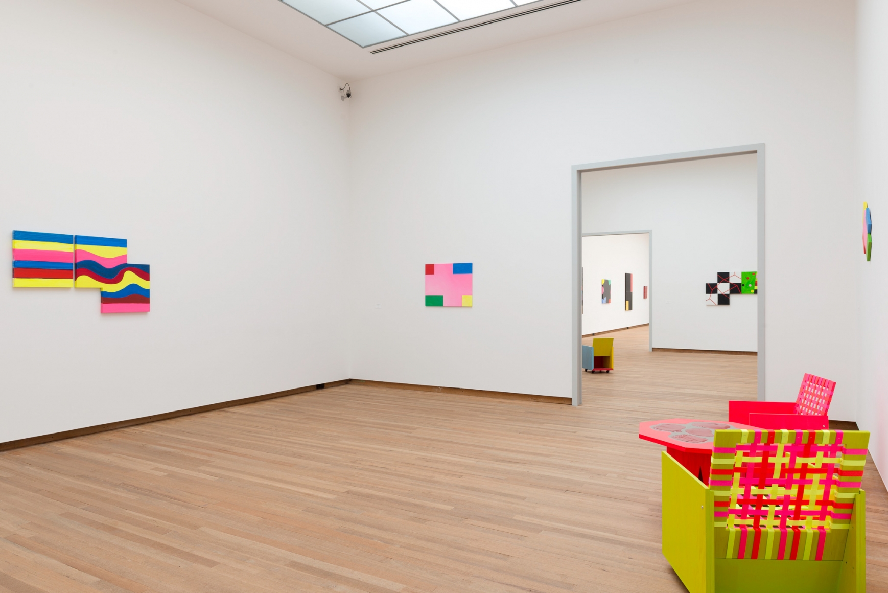 Mary Heilmann, Installation view: "Good Vibrations," Bonnefantenmuseum, Maastrich, 2012