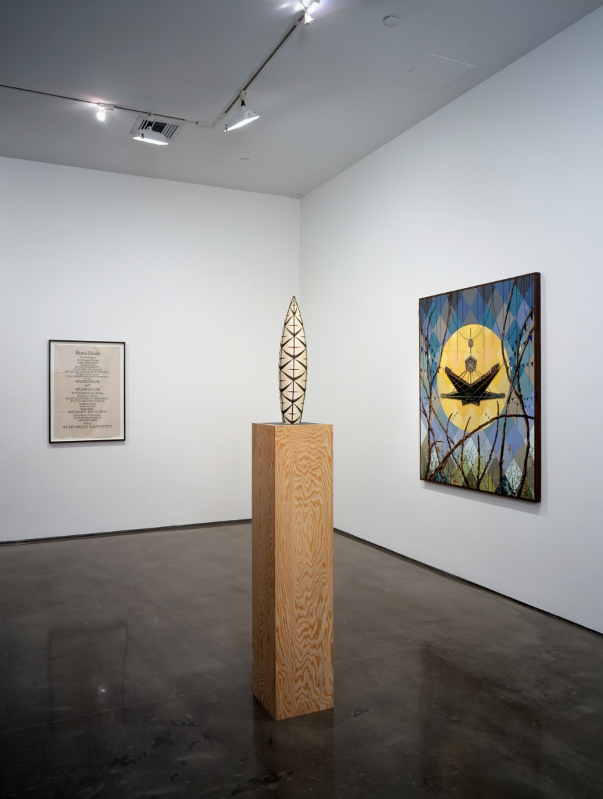 David Thorpe Installation view: A vexed and troubled Englishman sees a parting in the fog which is a glimpse of the glory, or a sweet sip of liberty.