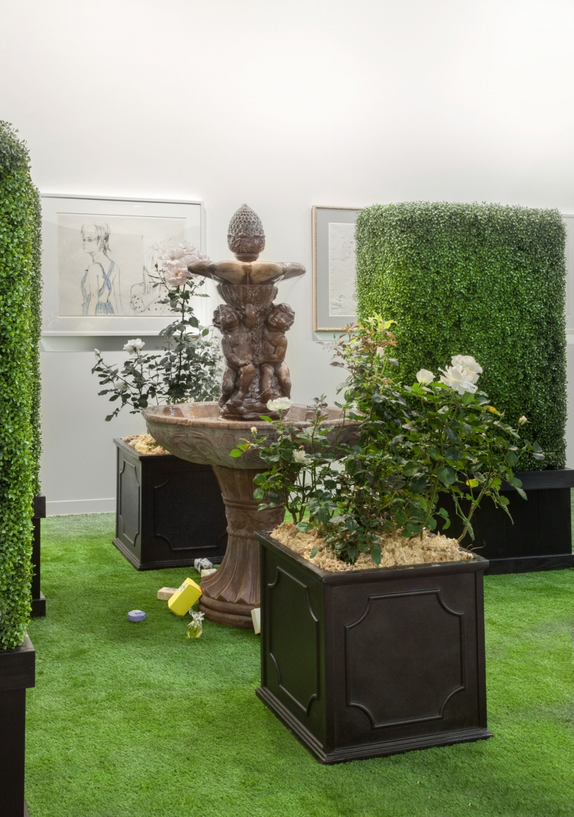 Karen Kilimnik, Fountain of Youth (cleanliness is next to godliness), 2012/2016