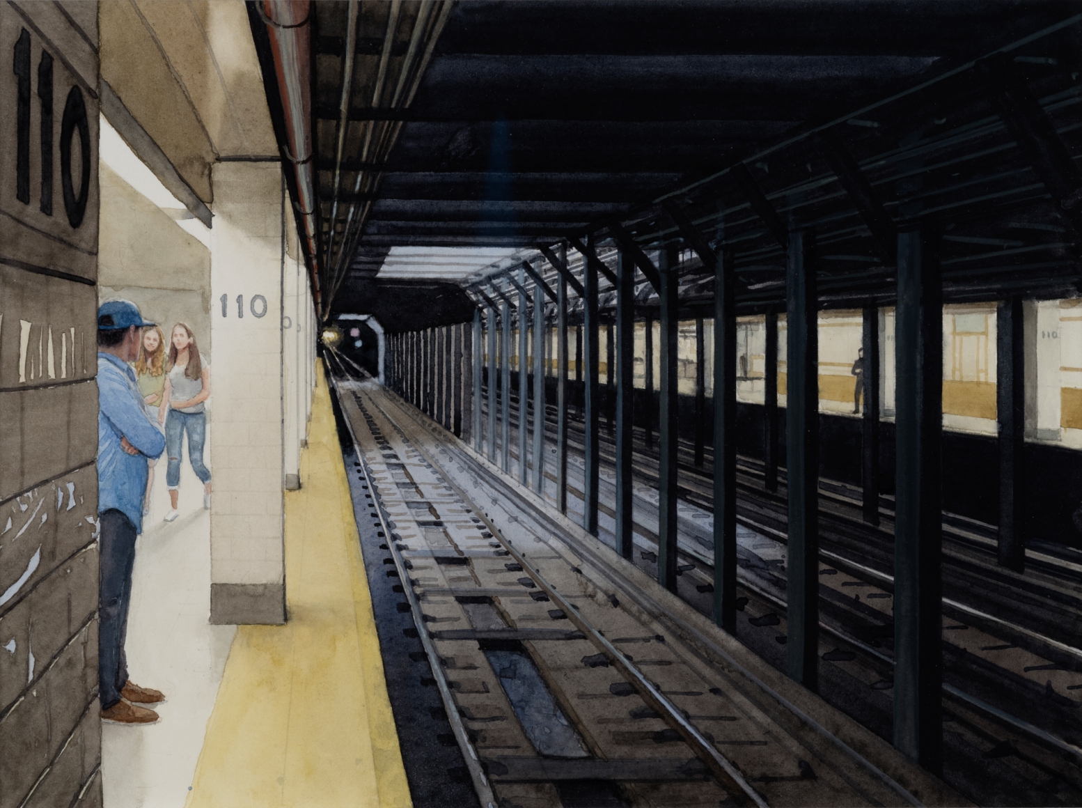 Tim Gardner, Waiting for the Subway, 2018