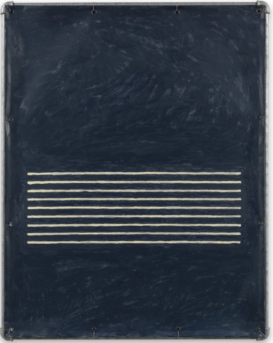 Valentin Carron, Lamento in blue bianco, 2014