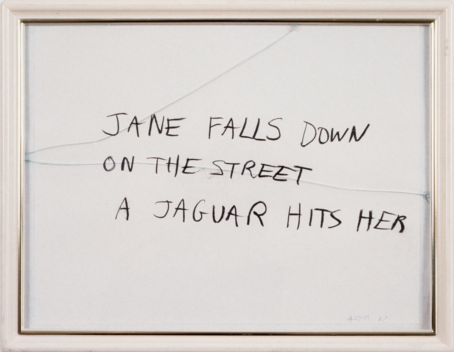 Karen Kilimnik, Jane Creep (Jaguar), 1989-1990