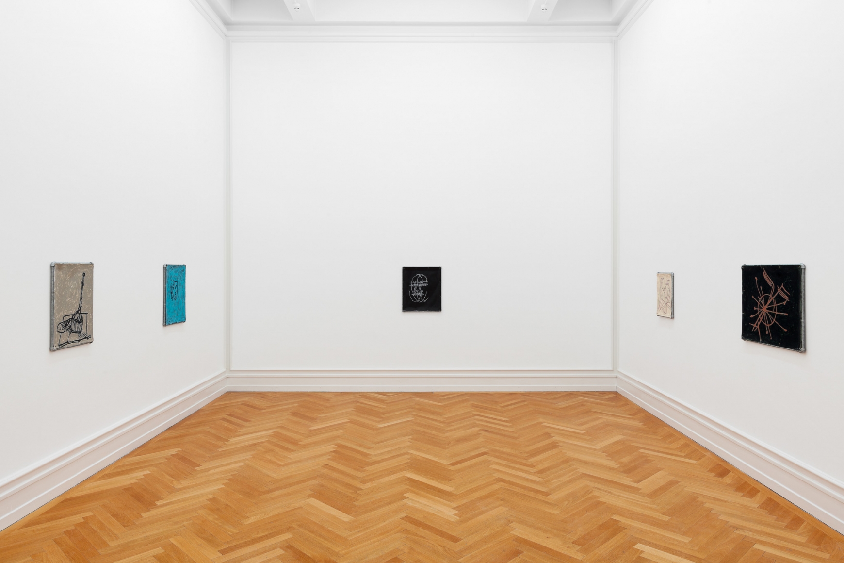 Valentin Carron, Installation view: Do ré mi fa sol la si do, Kunsthalle Bern, 2014