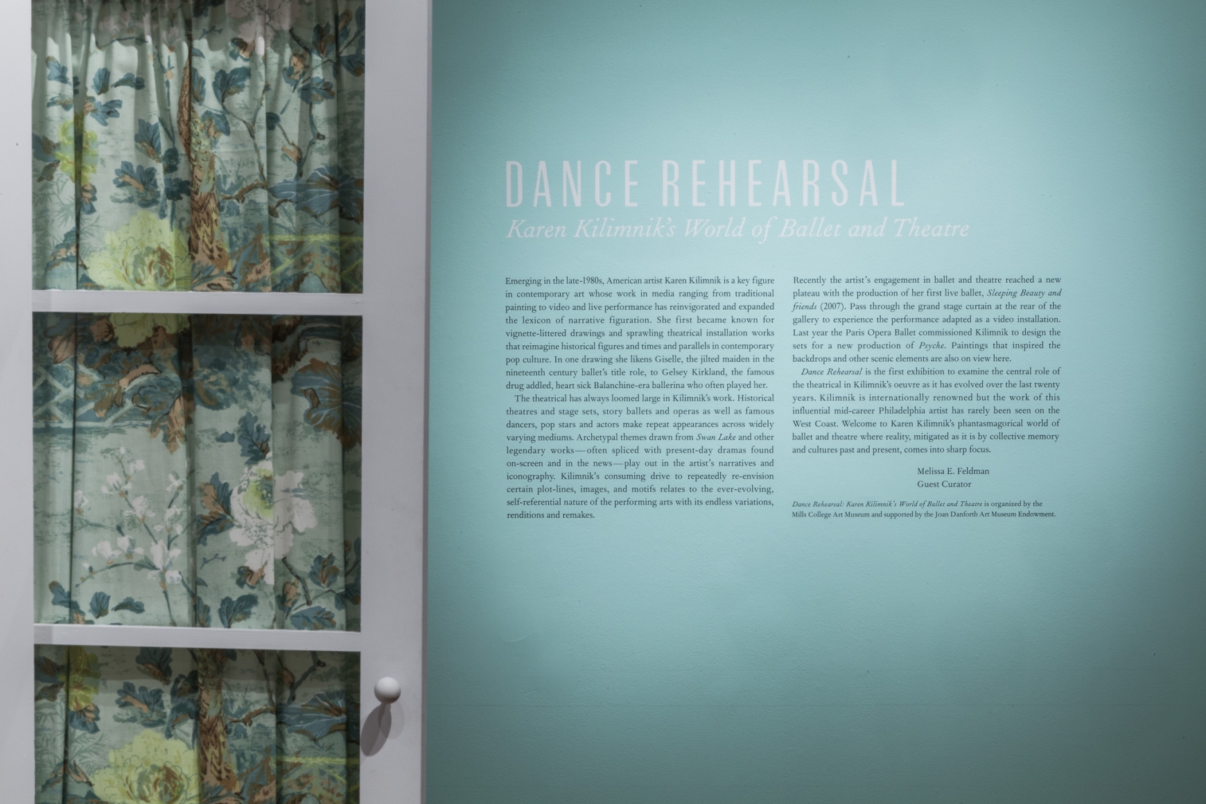Dance Rehearsal: Karen Kilimnik’s World of Ballet and Theatre, Mills College Art Museum, 2012