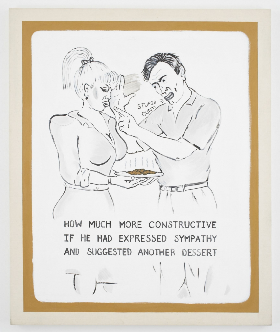 Sue Williams, Dessert, 1990