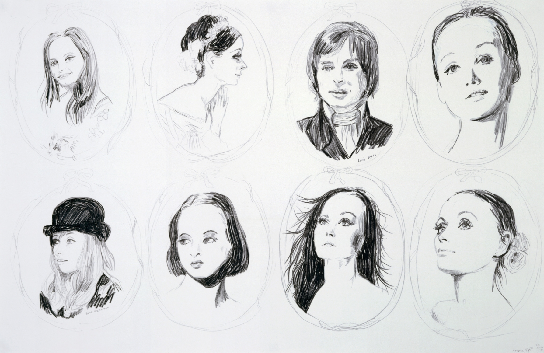 Karen Kilimnik, Rudy and Ballerinas, 1997