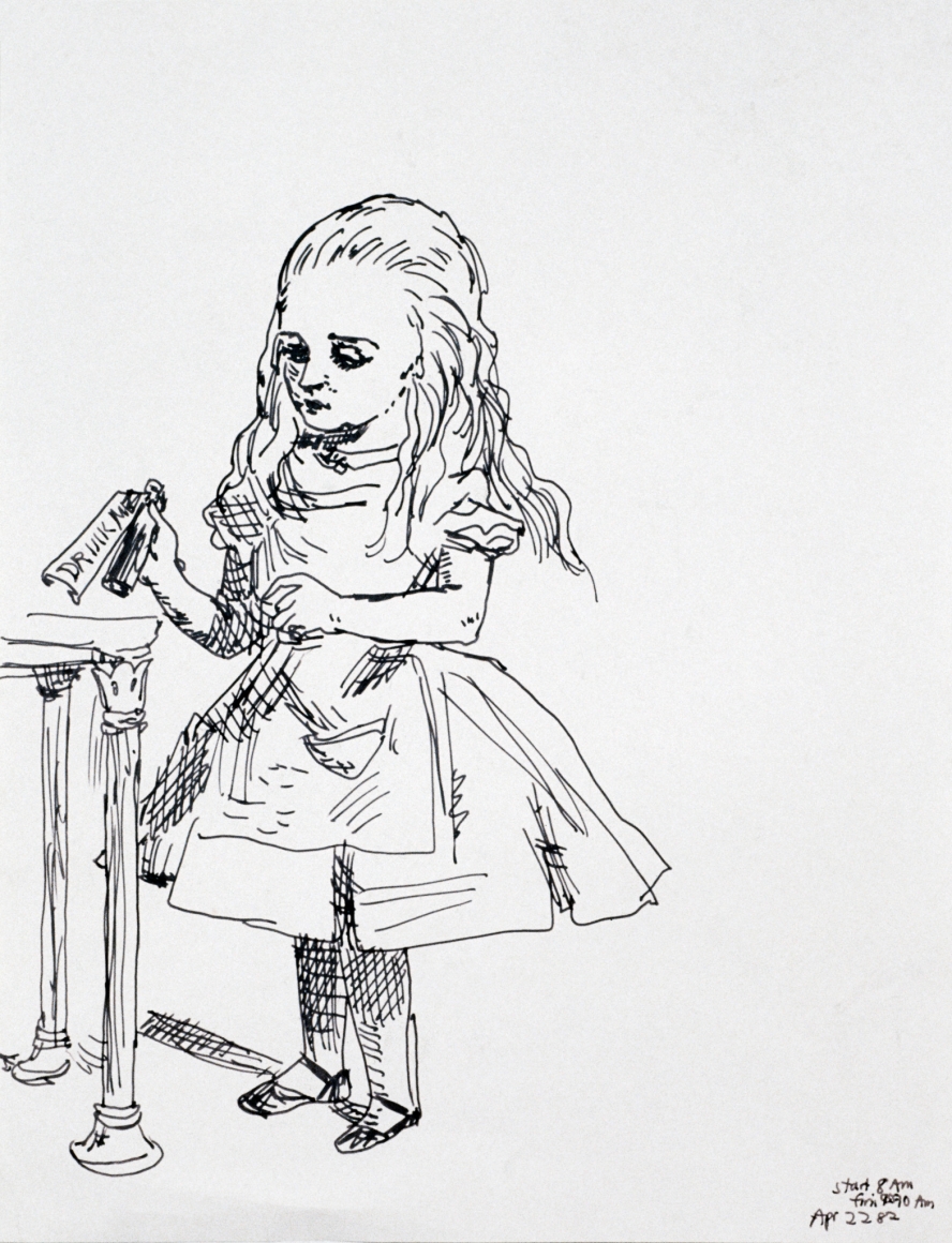 Karen Kilimnik, Alice (Drink Me), 1982