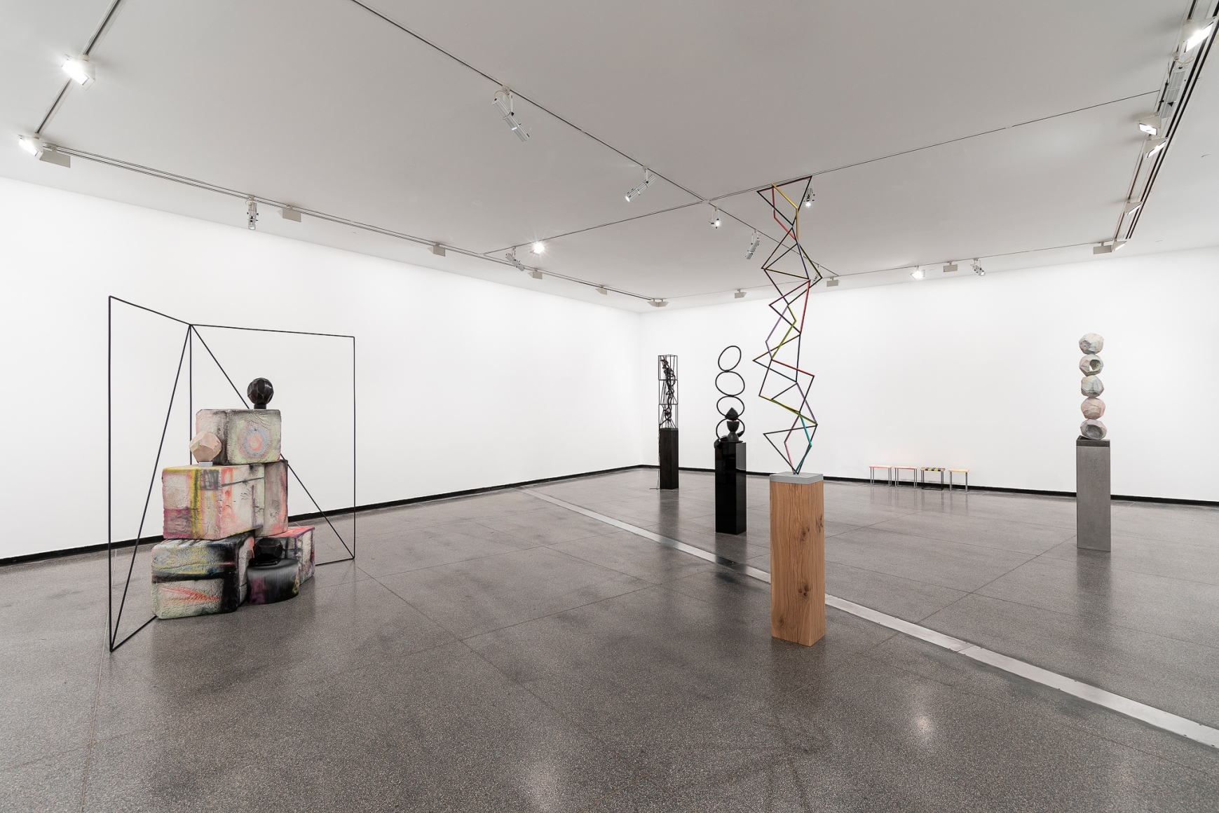 Eva Rothschild, Installation view: Kosmos, Australian Centre For Contemporary Art, Melbourne, 2018