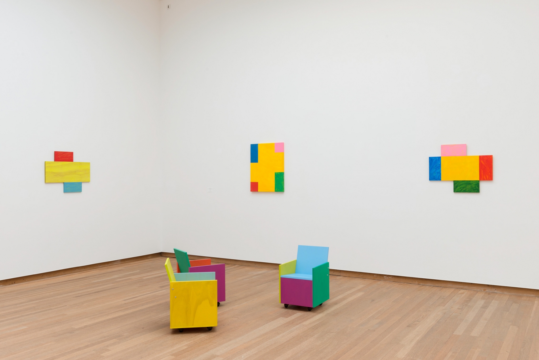 Mary Heilmann, Installation view: "Good Vibrations," Bonnefantenmuseum, Maastrich, 2012