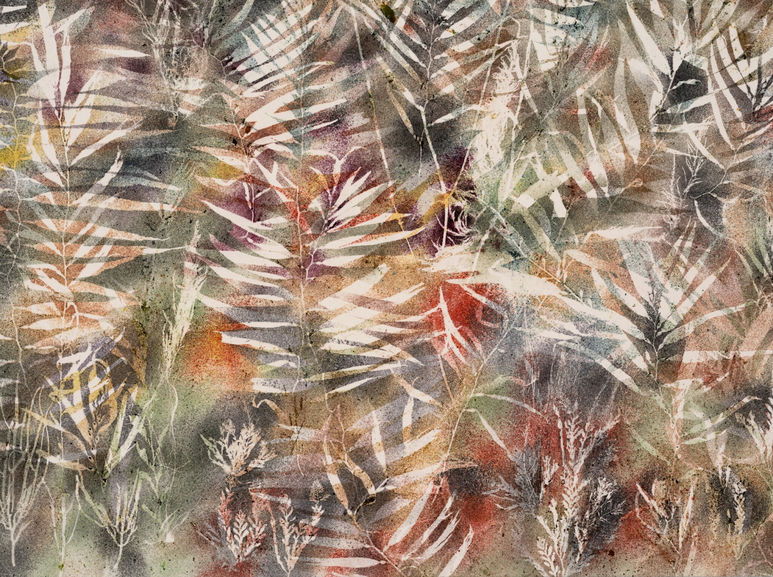 Sam Falls, Untitled (Conception) (detail)