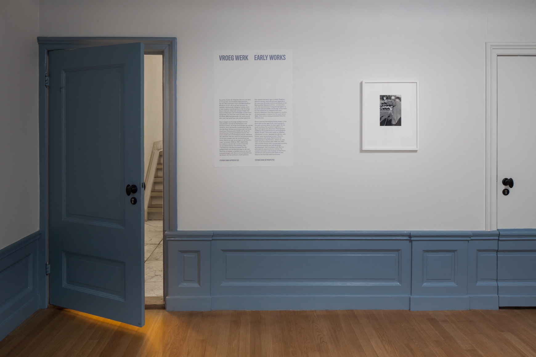 Installation view: Stephen Shore: Retrospective, Huis Marseille, 2016