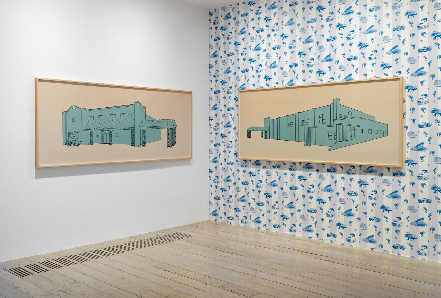 Larry Johnson, Installation view: On Location Raven Row, London, 2015