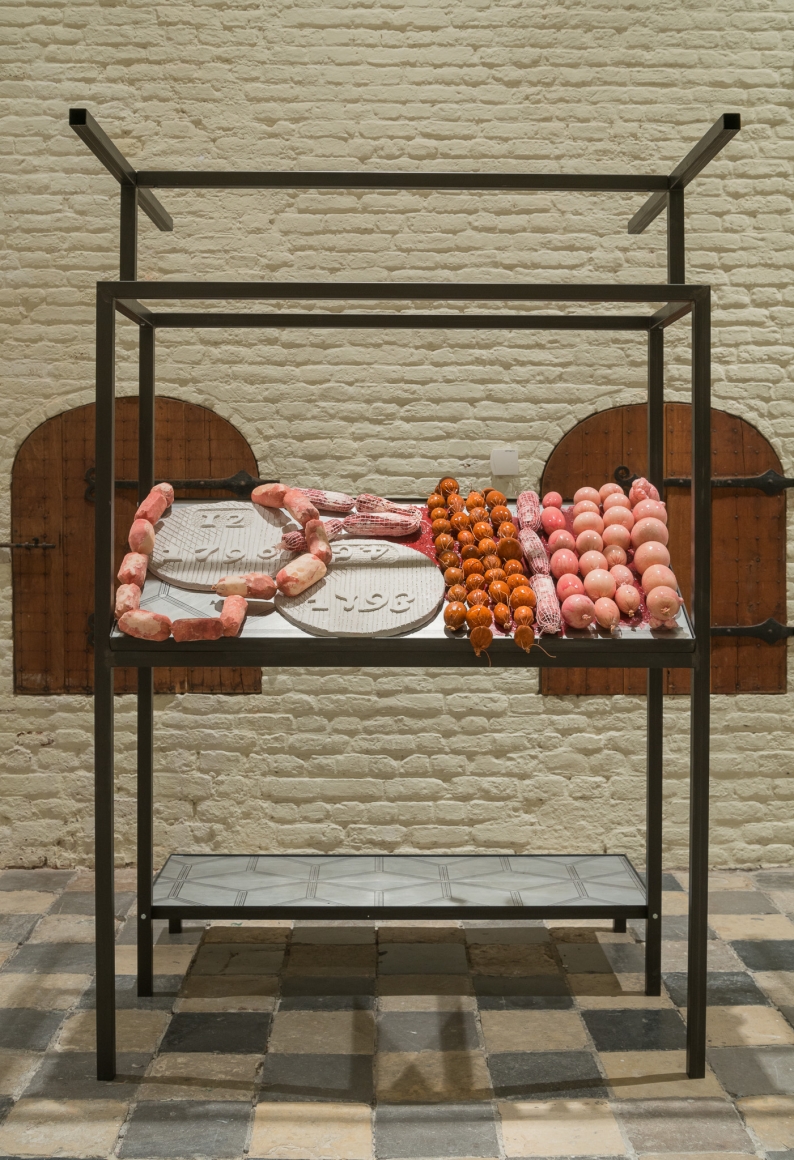 Marina Pinsky, Meat Stand I (1793-1796), 2017