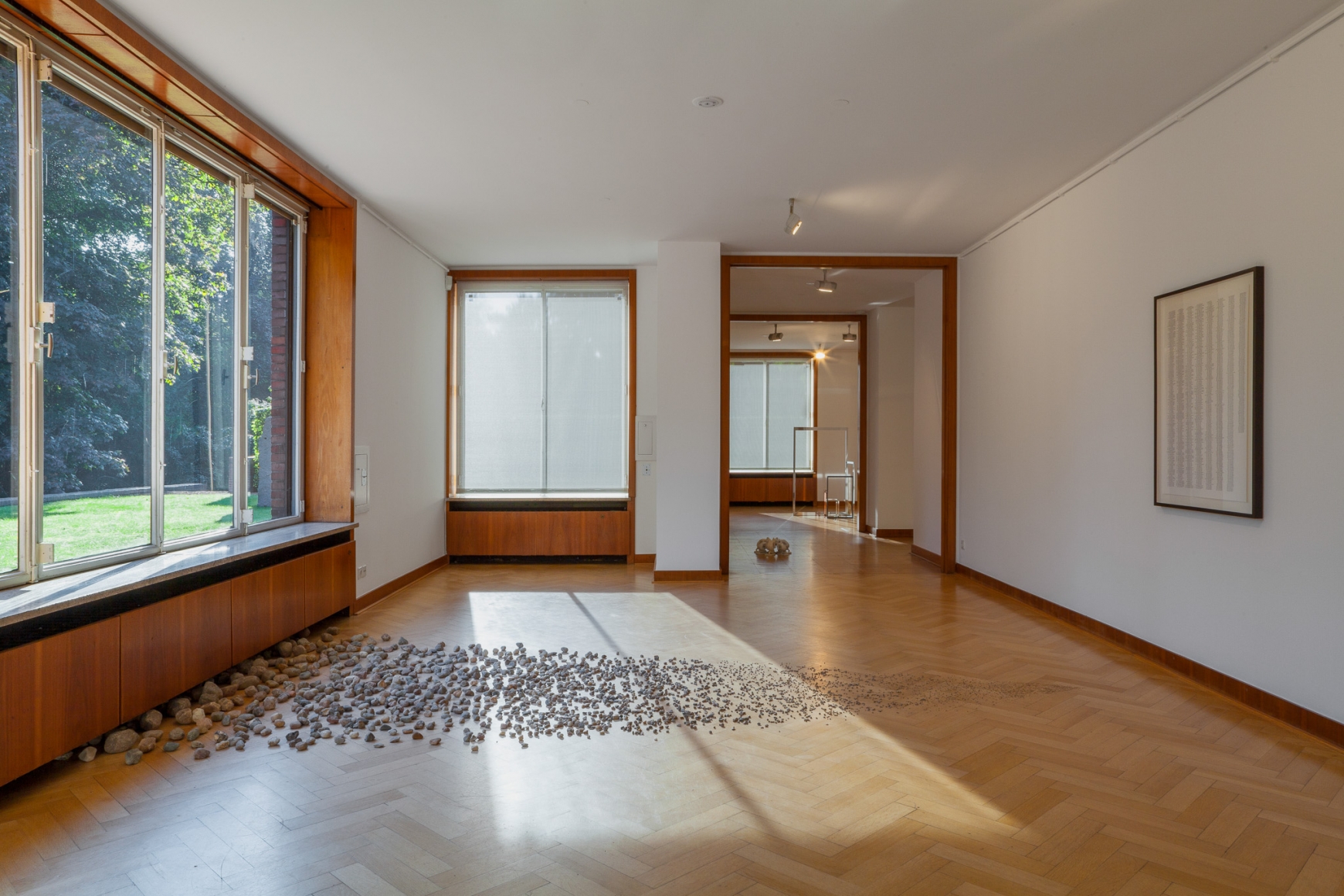 Alicja Kwade, 1417 + (16.08.2013), 2013, Installation view: Degree of Certainty, Museum Haus Esters, 2013