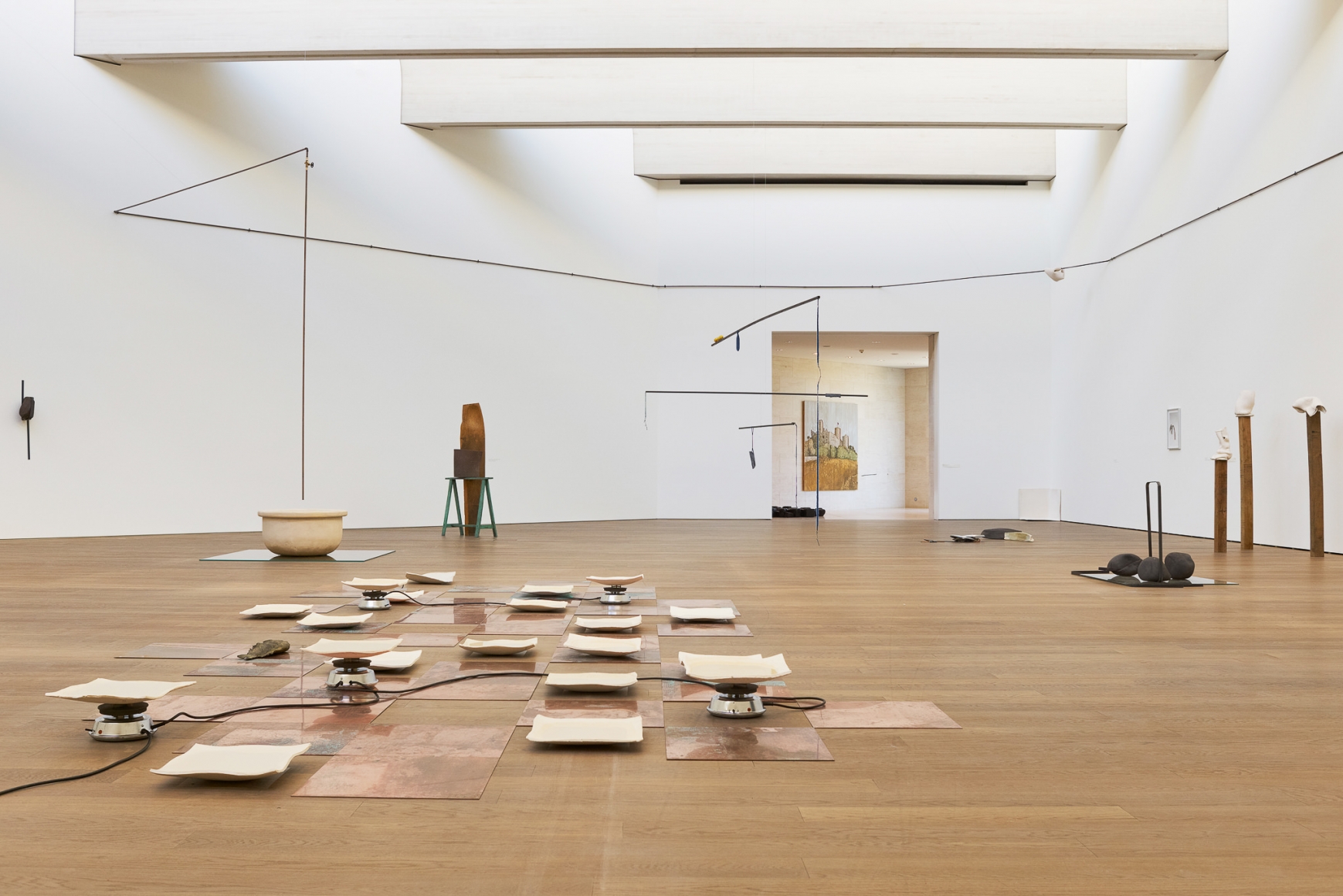 Installatation view: Katinka Bock - Smog / Tomorrow’s Sculpture, Mudam Luxembourg, 2018, Photo: Johannes Schwartz
