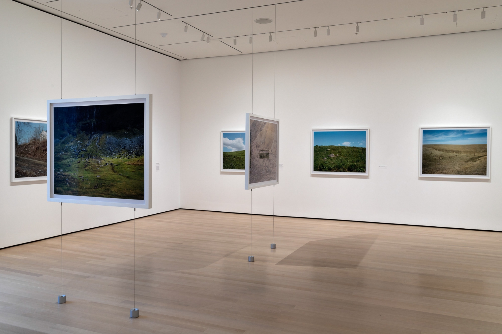 Installation view of Stephen Shore. The Museum of Modern Art, NY, November 19, 2017 – May 28, 2018.