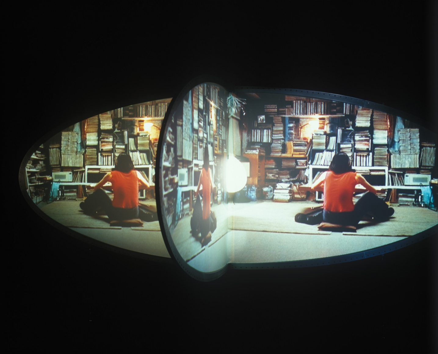 Doug Aitken, new skin, 2002, Installation view: 303 Gallery, 2002