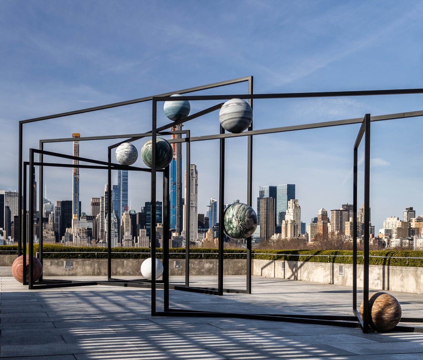 Installation view: Alicja Kwade, ParaPivot, 2019, © The Metropolitan Museum of Art, photo by Hyla Skopitz