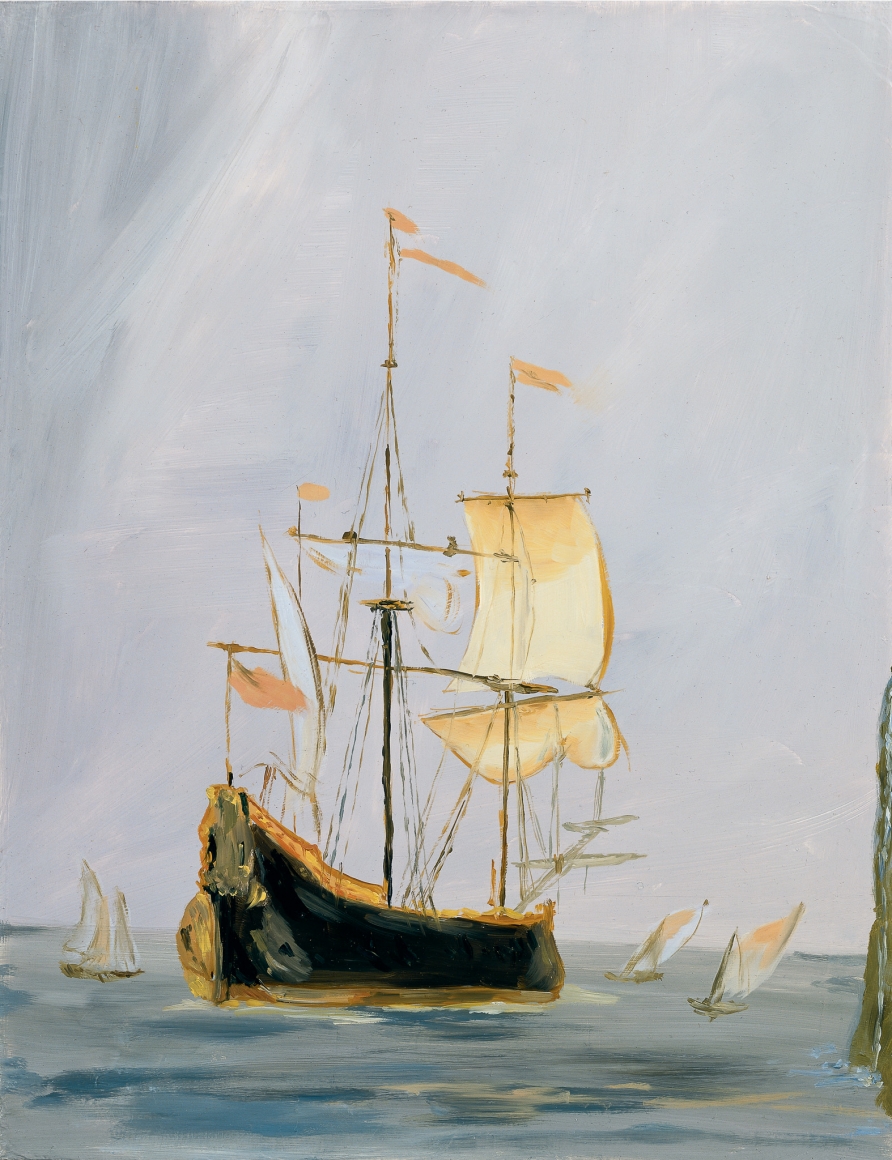Karen Kilimnik, arriving at the cove, Hawaii, 1600s, 2005