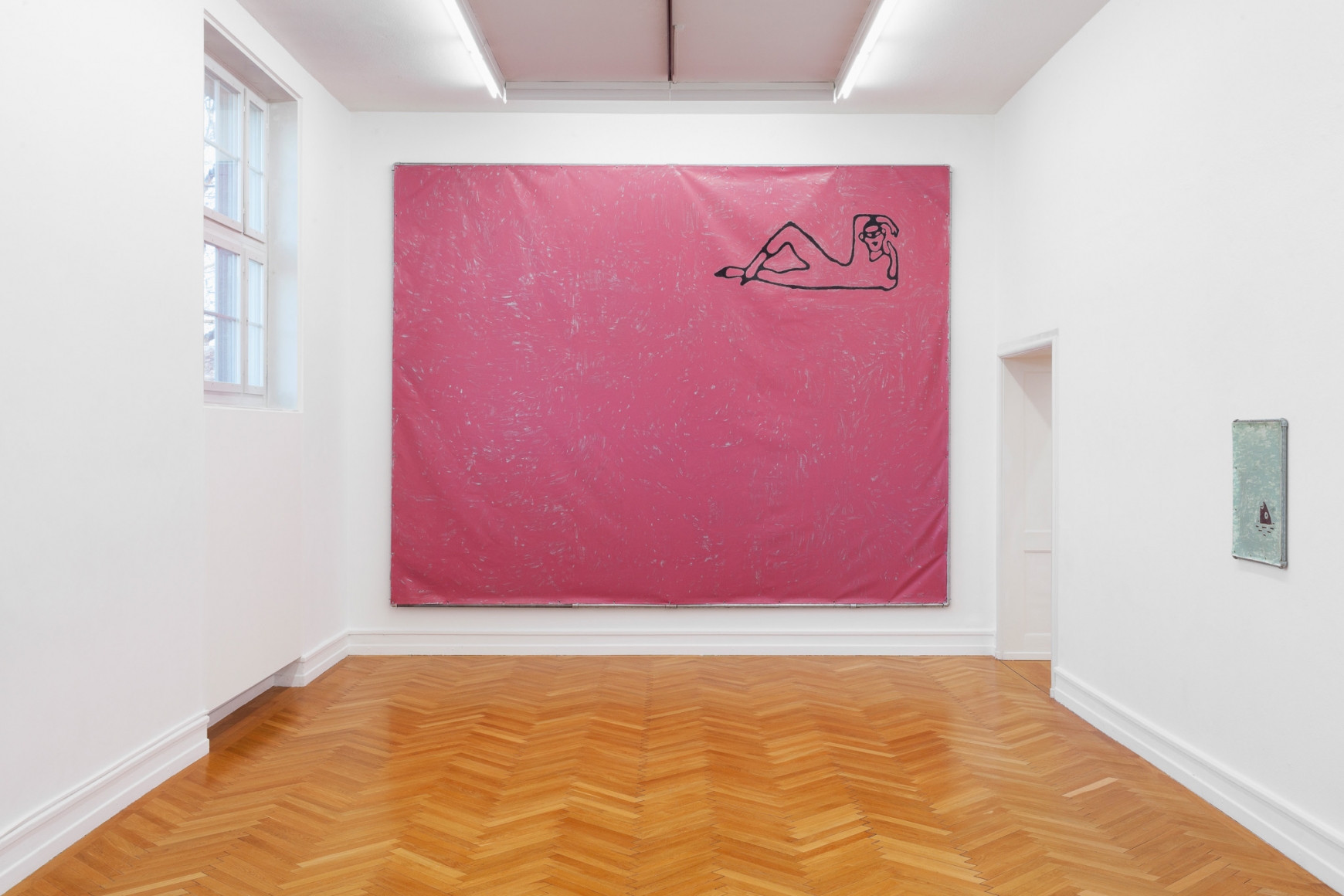 Valentin Carron, Installation view: Do ré mi fa sol la si do, Kunsthalle Bern, 2014
