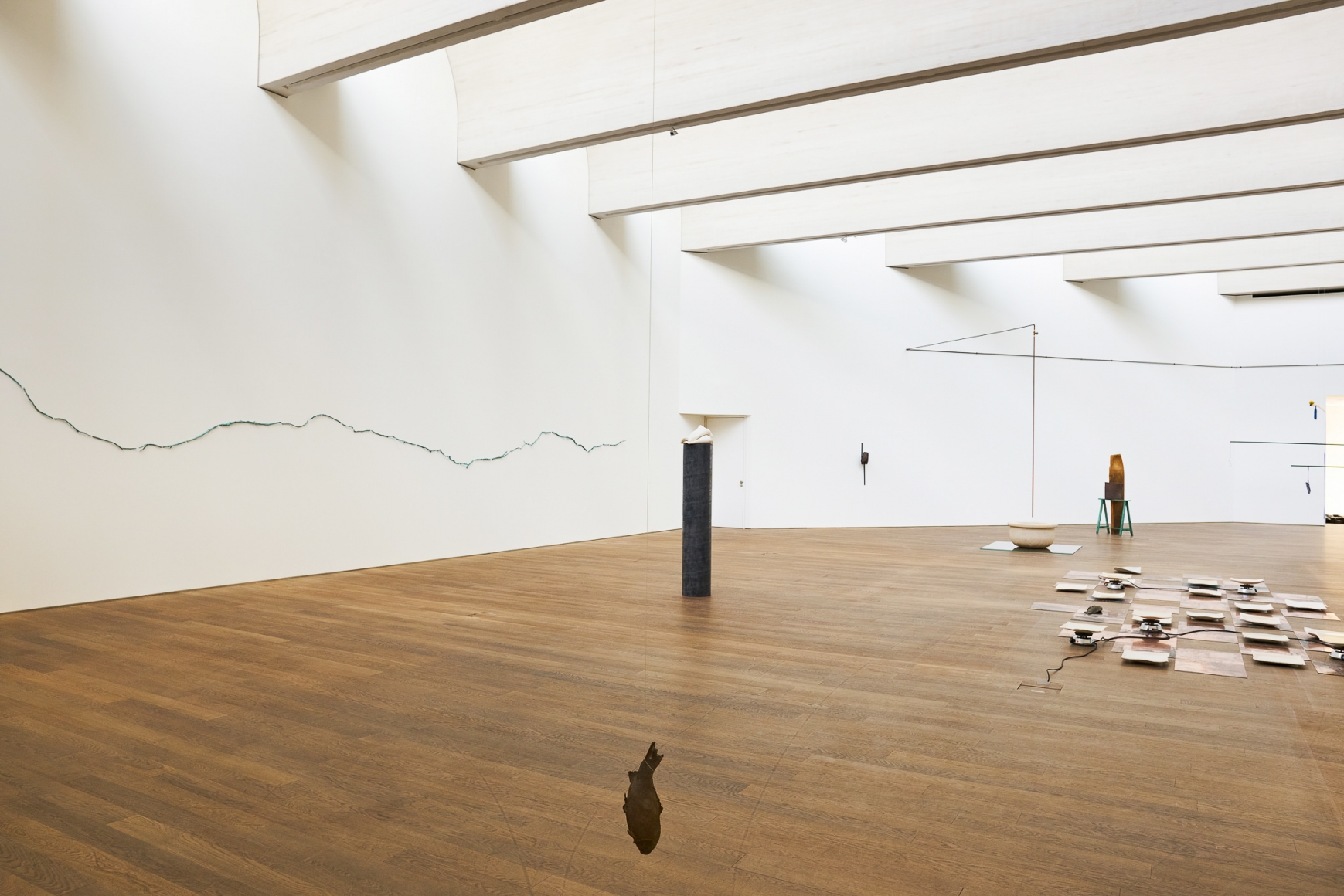 Installatation view: Katinka Bock - Smog / Tomorrow’s Sculpture, Mudam Luxembourg, 2018, Photo: Johannes Schwartz