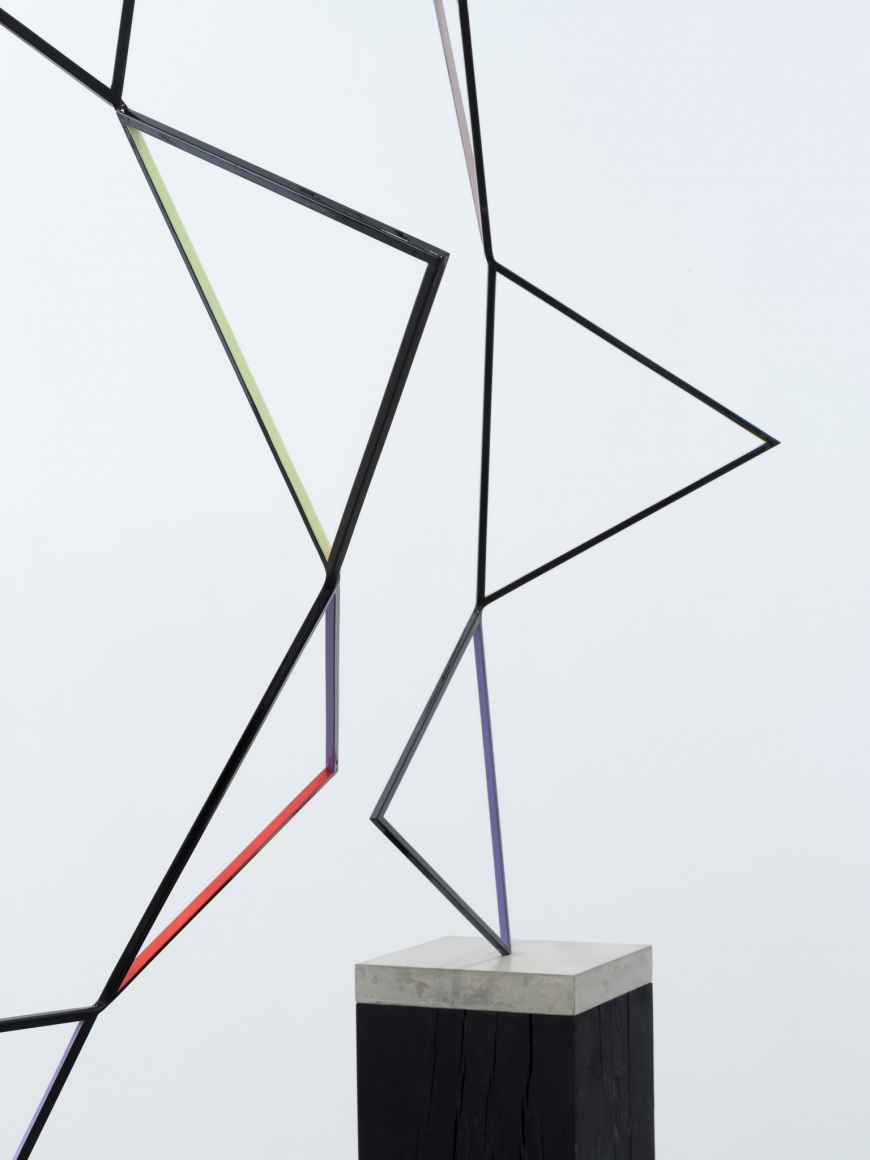 Eva Rothschild, The Leanover (detail), 2017