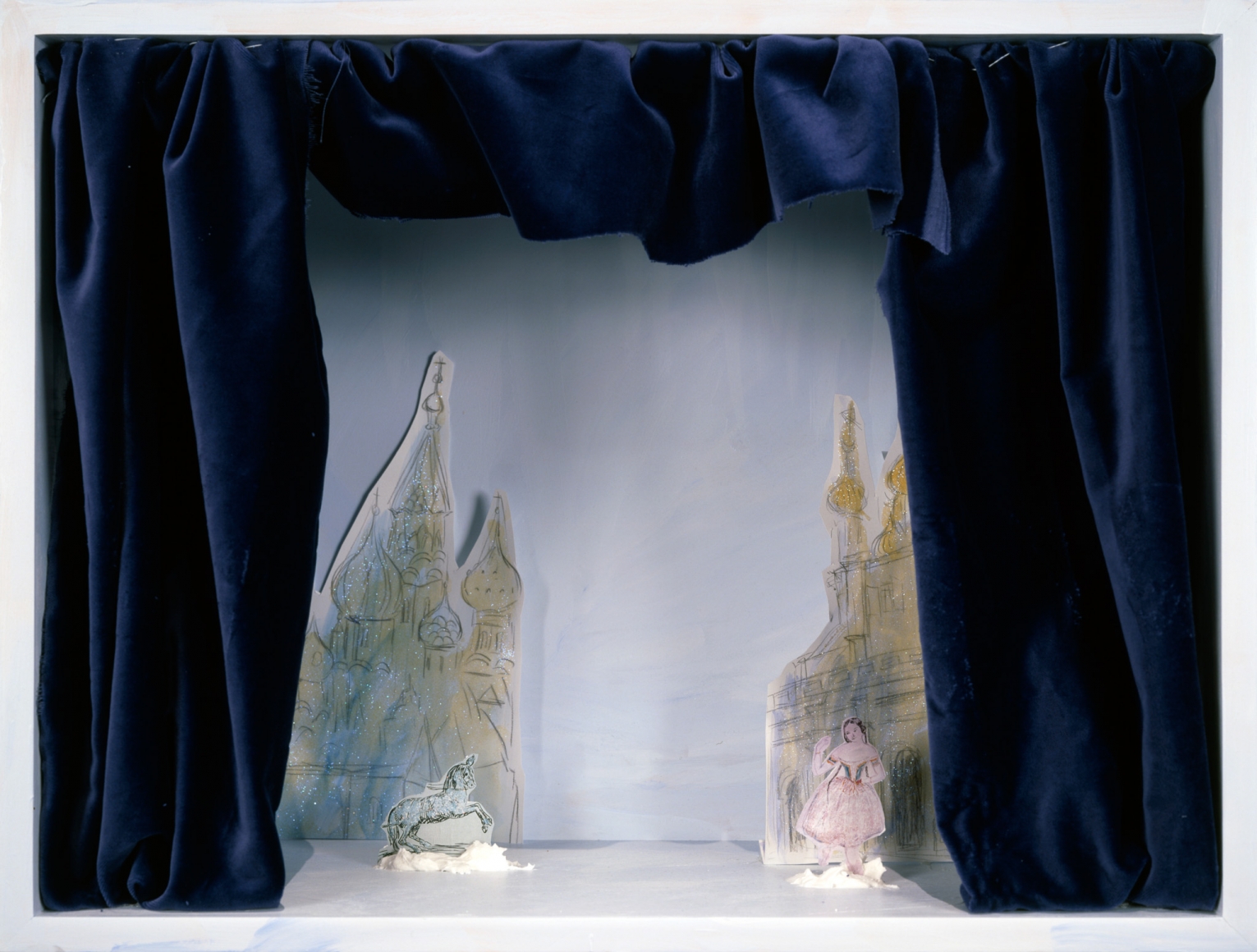 Karen Kilimnik, Act I: Esmeralda & Pony by the Glitter Kremlin, 2001