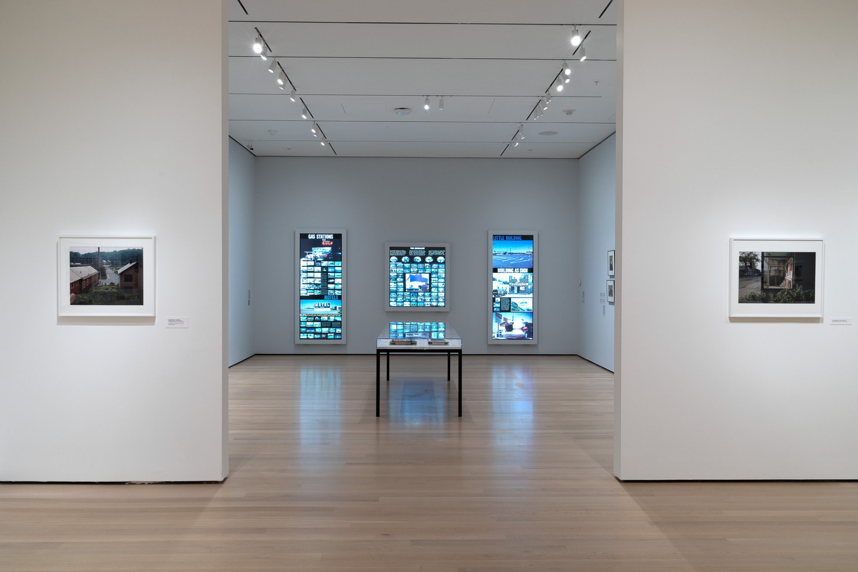 Installation view of Stephen Shore. The Museum of Modern Art, NY, November 19, 2017 – May 28, 2018.