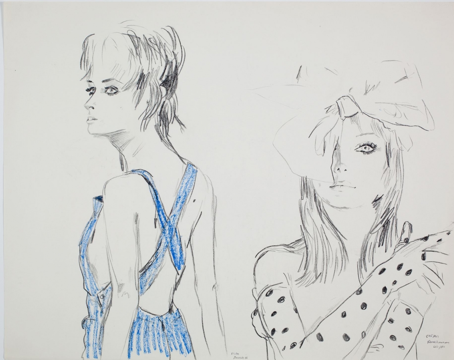 Karen Kilimnik, my blue pinafore sundress, 1986