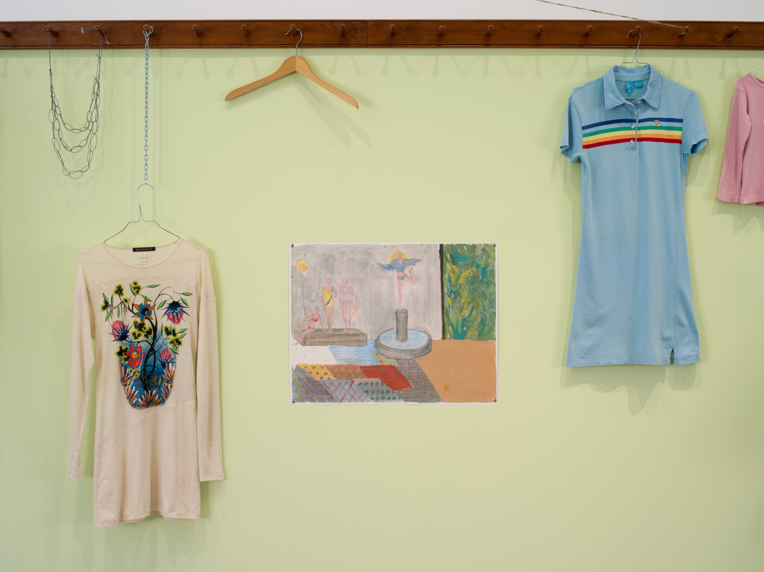 Dominique Gonzalez-Foerster, euqinimod & costumes, 2014, Installation at 303 Gallery, 2014