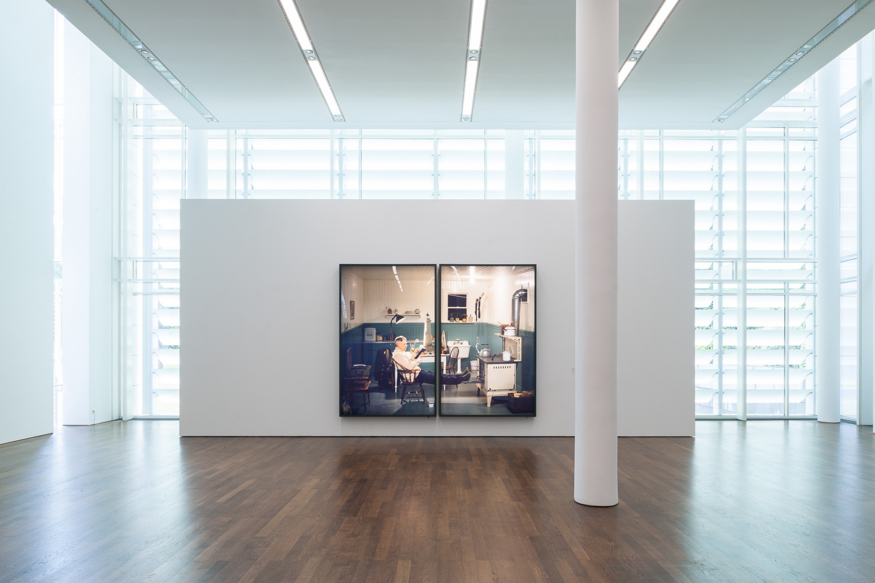 Installation view: Rodney Graham, Lightboxes, Museum Frieder Burda, Baden-Baden, 2017
