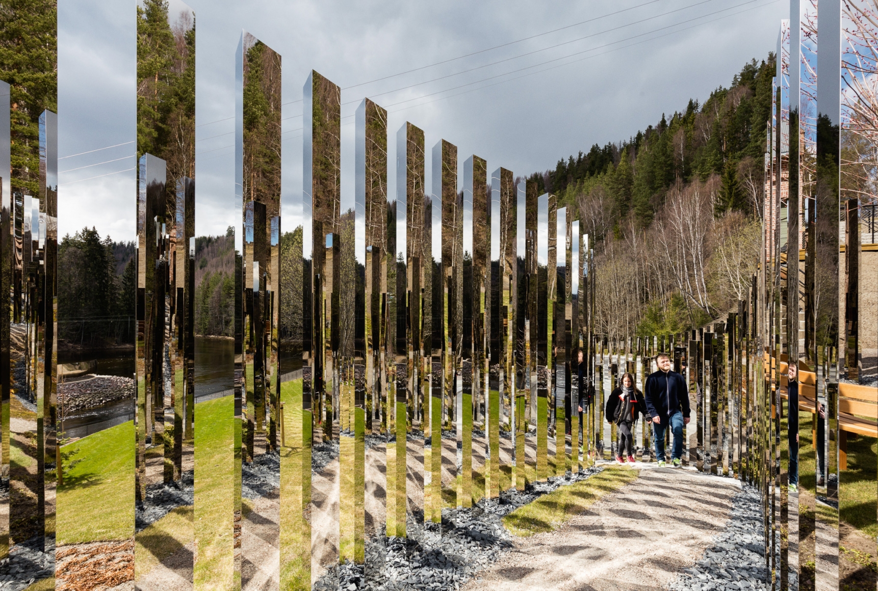 Jeppe Hein, Path of Silence, 2016