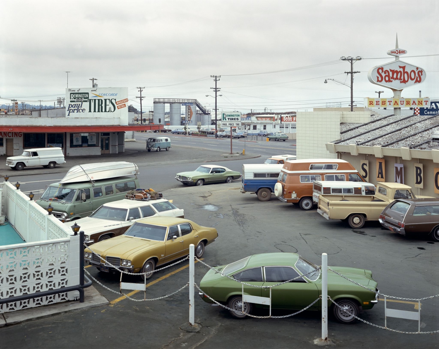 Stephen Shore, Fifth Street and Broadway, Eureka, California, September 2, 1974