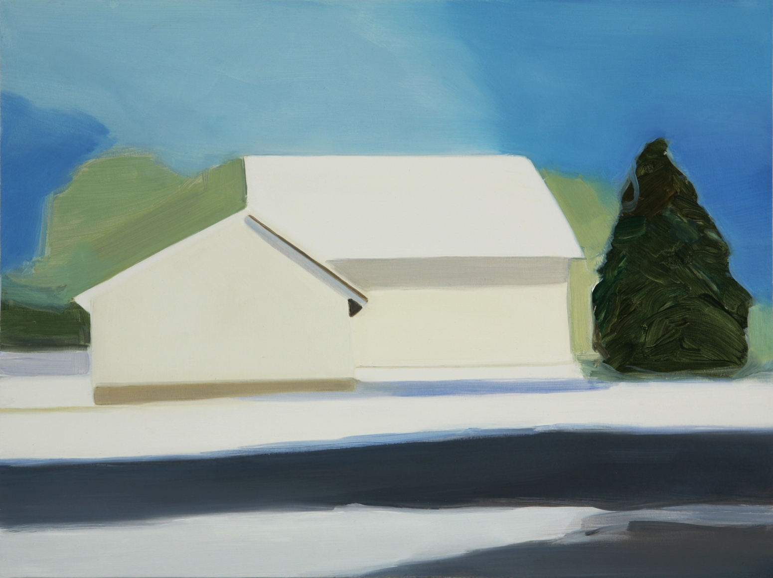 Maureen Gallace, Icy Barns (Tree), 2006