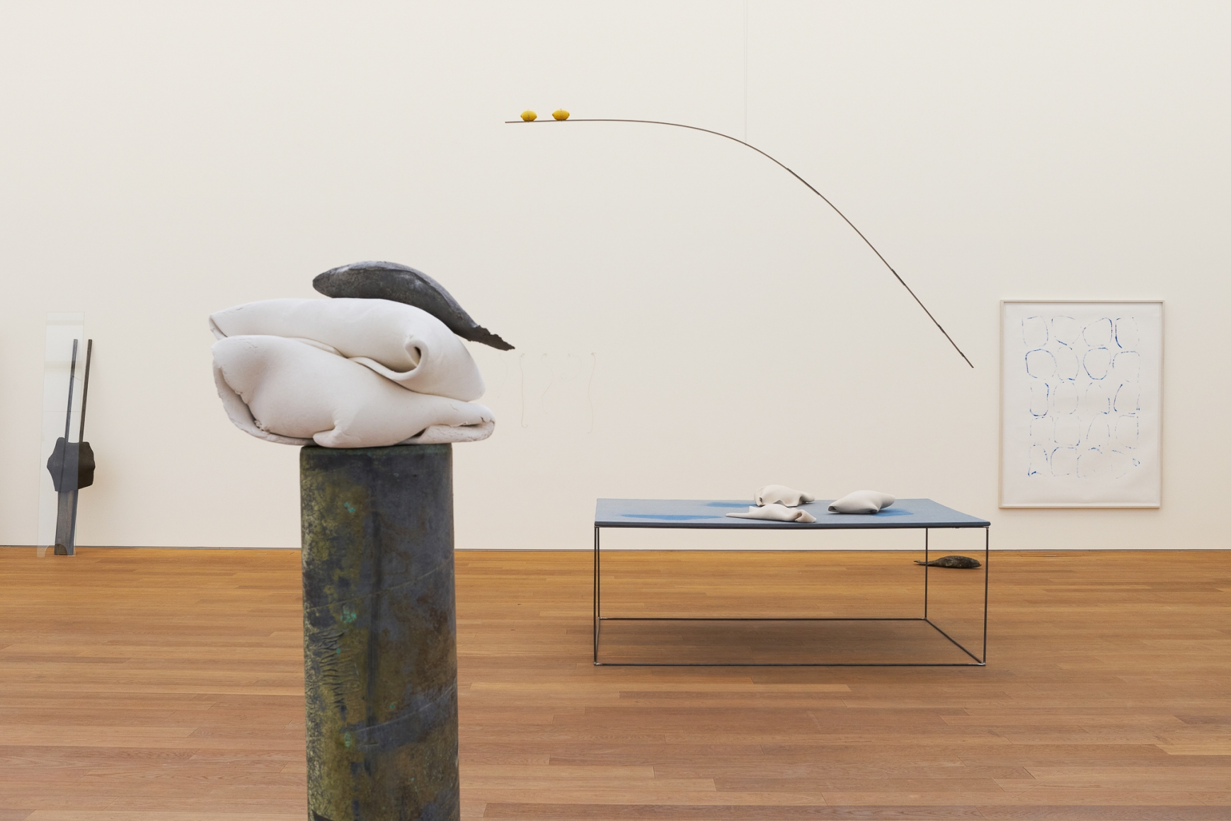 Installatation view: Katinka Bock - Smog / Tomorrow’s Sculpture, Mudam Luxembourg, 2018, Photo: Johannes Schwartz