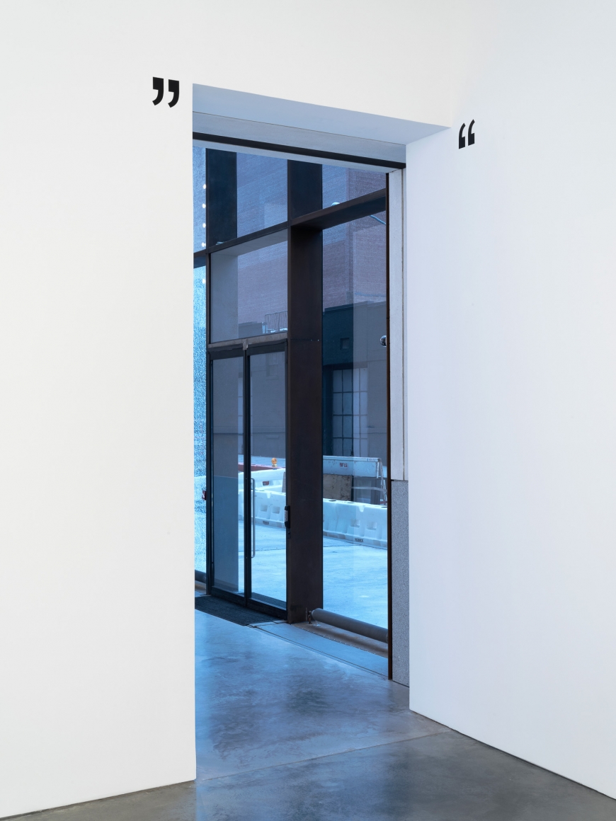 Ceal Floyer, Conversation Piece, 2017