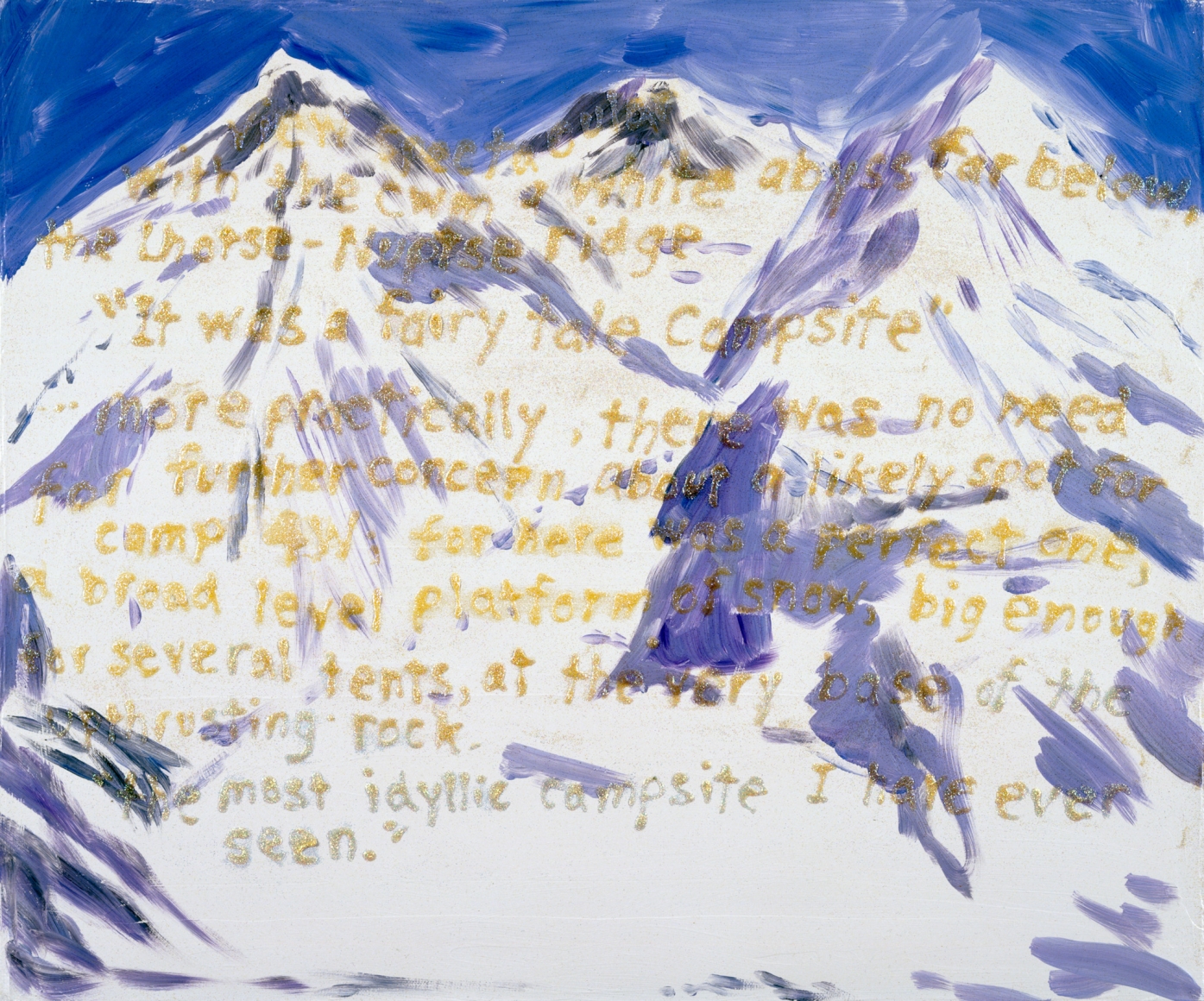 Karen Kilimnik, a fairy tale campsite, 2000