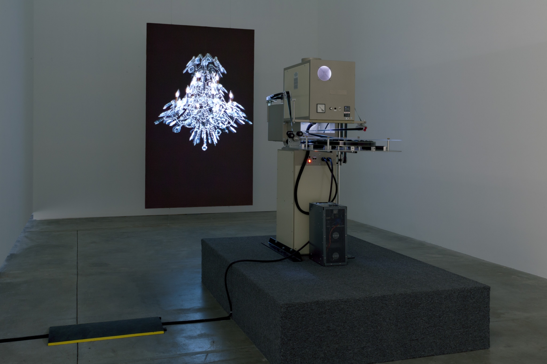 Rodney Graham, Installation view: Torqued Chandelier Release and Other Works, Morris and Helen Belkin Art Gallery, Vancouver, 2014