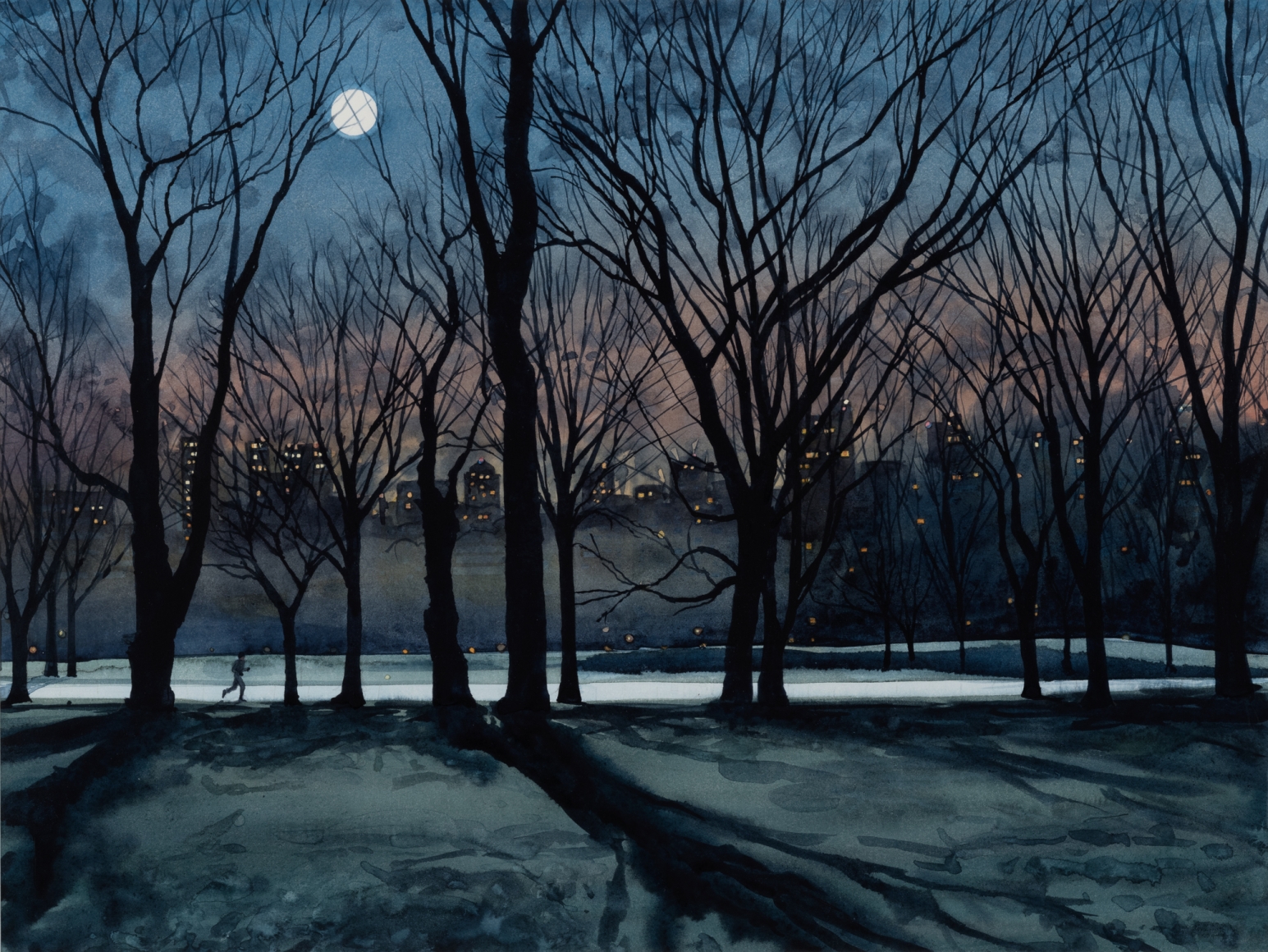 Tim Gardner, Night in Park, 2018
