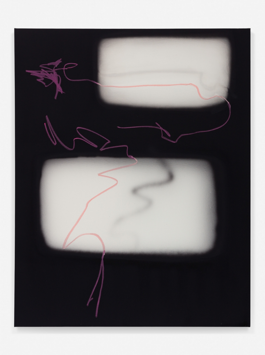 Tala Madani, Two Pink Lines, 2018
